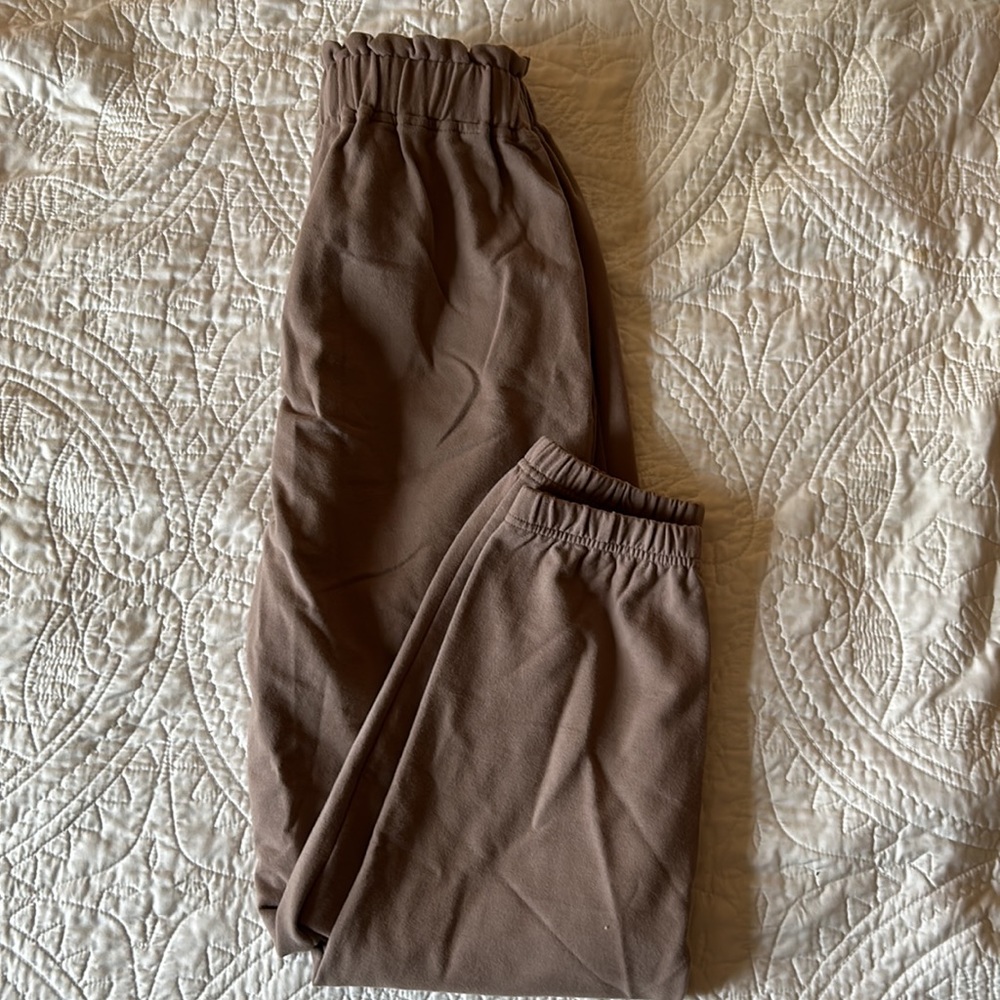 Tan Joggers